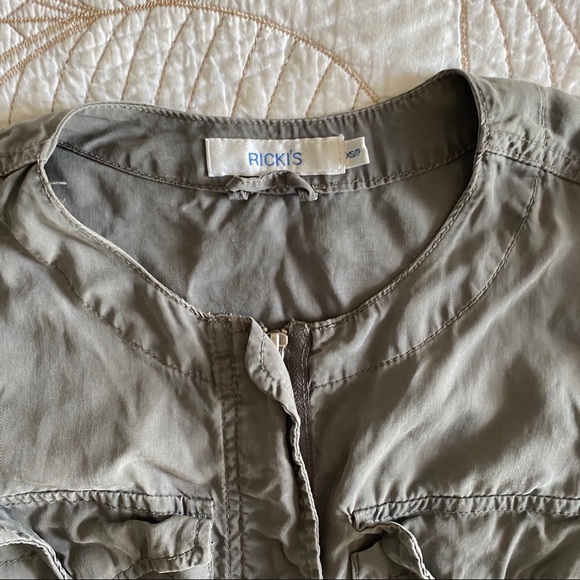 5/$35🍑 RICKI’S Tencel Utility Jacket - Picture 3 of 6